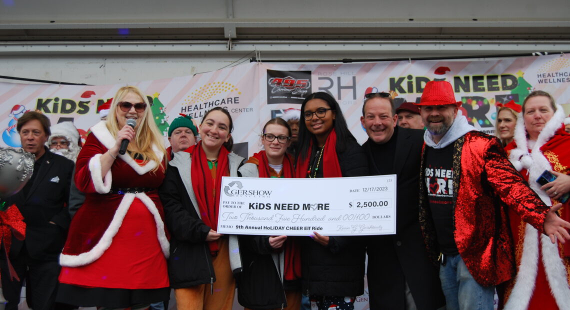 Gershow Recycling Donates $2,500 In Support Of KiDS NEED MoRE HoLiDAY CHEER BUS Elf Ride