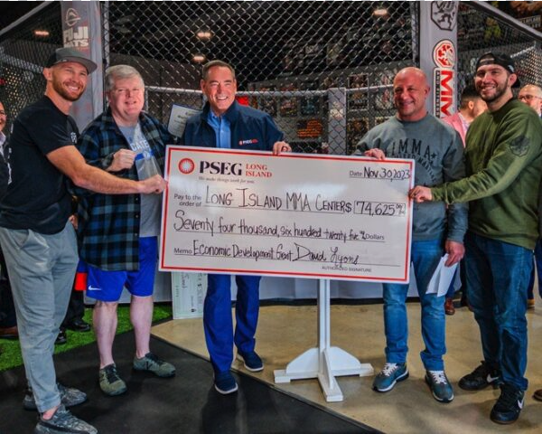 West Babylon&#8217;s Long Island MMA Center Receives Nearly $125,000 In Grants At Its Grand Opening Celebration