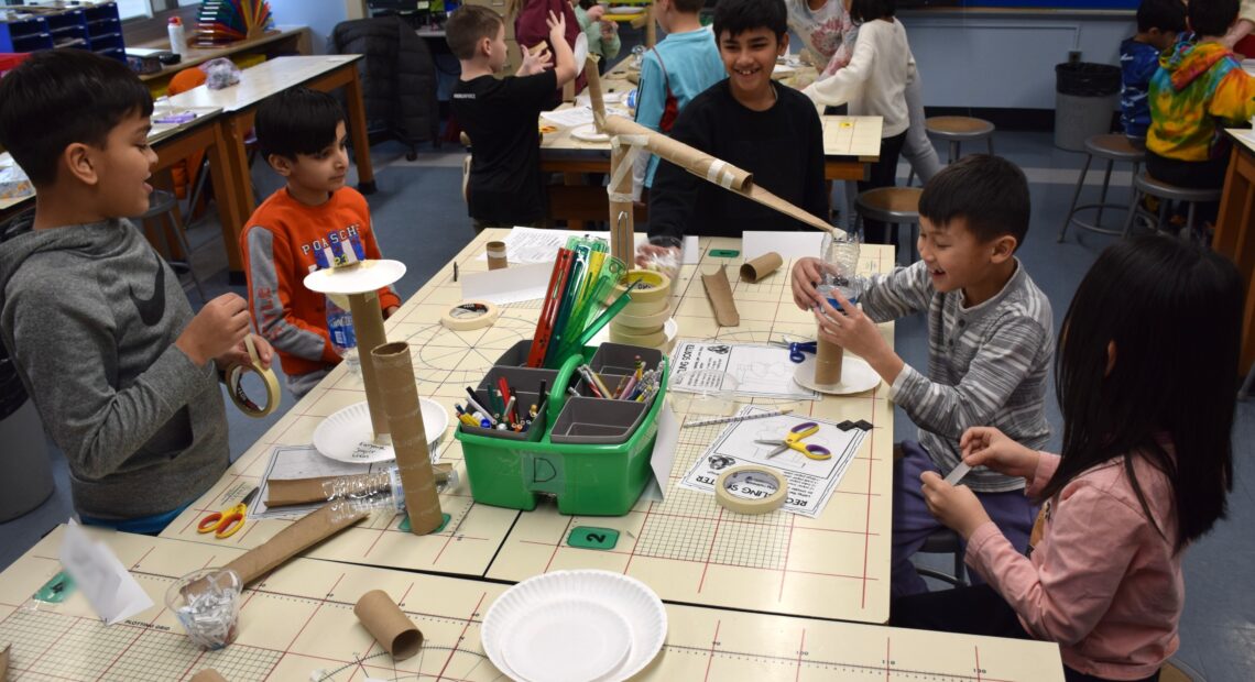 Students Craft Magnetic Recycling Sorters At Parkway Elementary School