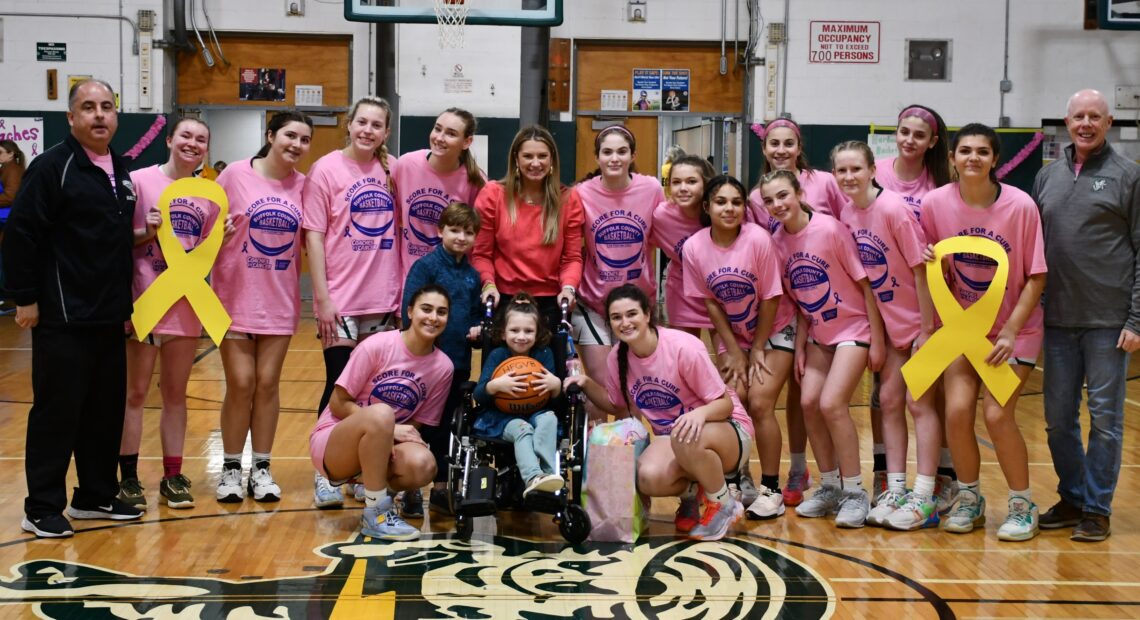 Harborfields Basketball Program Shows Support With Coaches Vs. Cancer