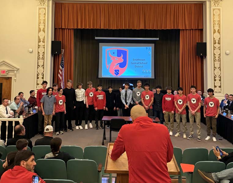 Athletic Teams Honored By Smithtown Board Of Education