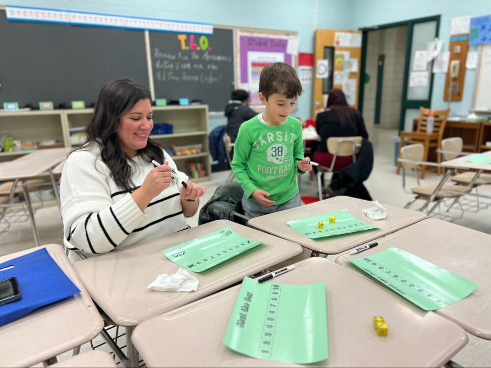 Farmingdale School District Holds Family Math Night