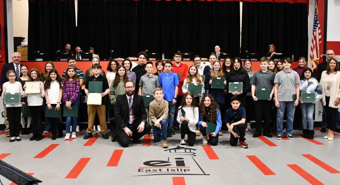 East Islip Board Of Education Recognizes More Than 70 Accomplished Musicians
