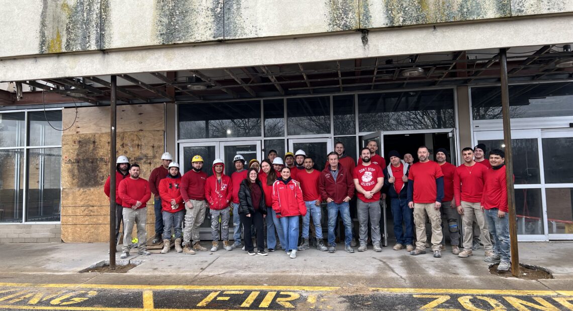 Racanelli Construction Company, Inc. Recognizes February As National Heart Month – Team Members &#8220;Go Red For Women&#8221; In Support Of National Wear Red Day