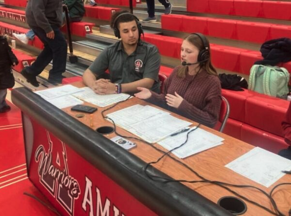 First Female Sports Broadcaster At Amityville Memorial High School