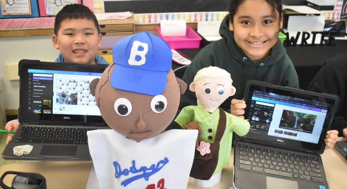 Fifth Graders Hype Their Famous Figures In Massapequa