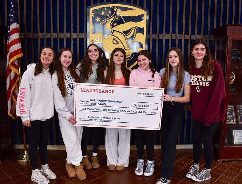 Accompsett Middle School Students Pitch In To Make A Difference