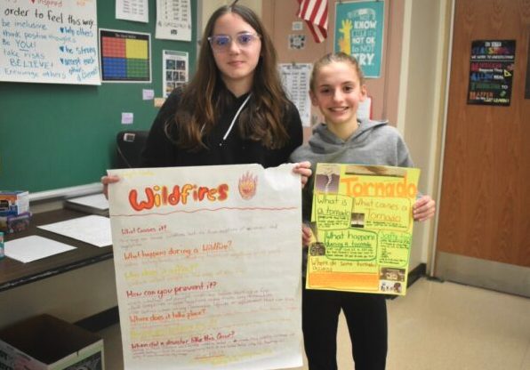 Seaford Sixth Graders Add Pizazz To Natural Disaster Projects