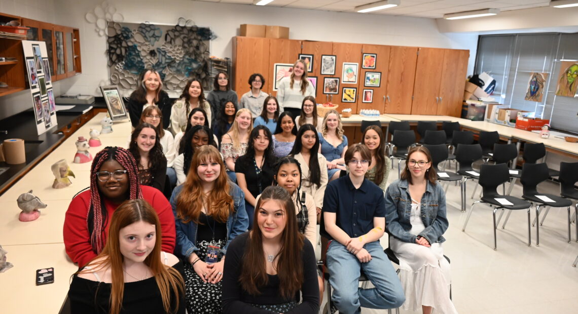 West Babylon Inducts 18 New Members Into Art Honor Society