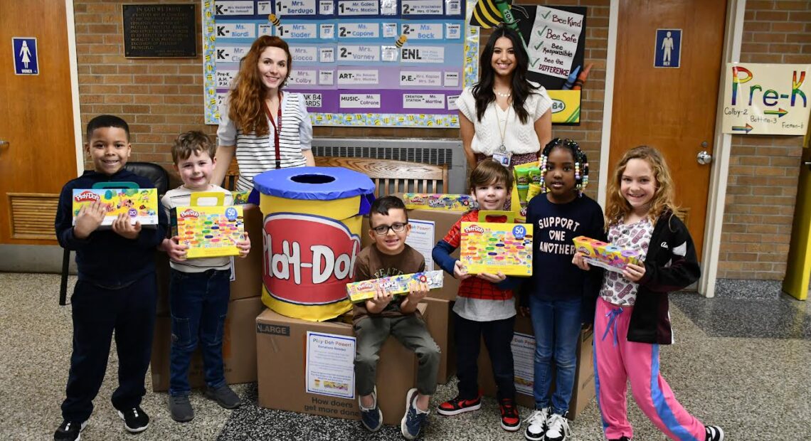 Deer Park&#8217;s John Quincy Adams Primary School Puts Play-Doh Power Into Action For A Cause