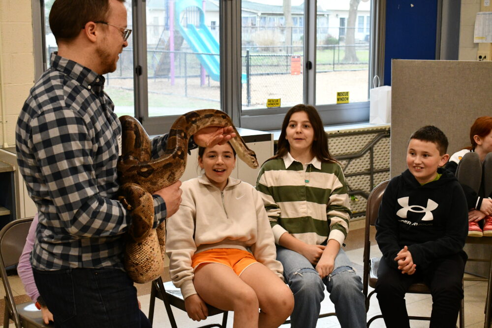 Sylvan Avenue Students Meet Wildlife To Learn About Animal Adaptations