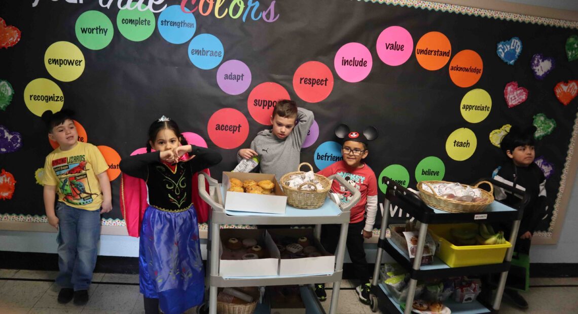 Abbey Lane ABA Students Deliver Morning Treats To Classrooms