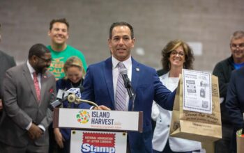 Assemblyman Durso Joined Island Harvest Food Bank In Support Of Stamp Out Hunger