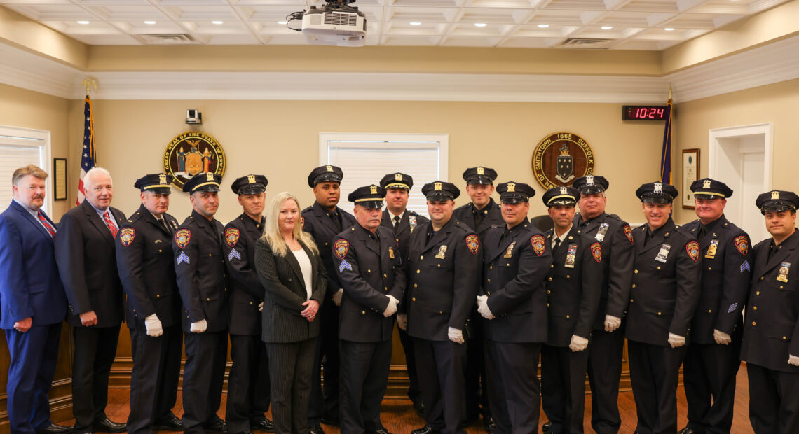 Smithtown Department of Public Safety Honors Outstanding Officers And Promotes Peace Officers During Annual Ceremony