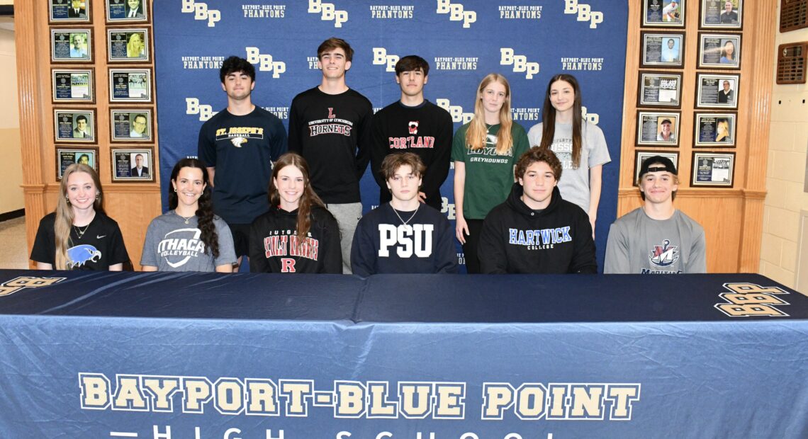 Bayport-Blue Point High School Athletes Commit To Colleges