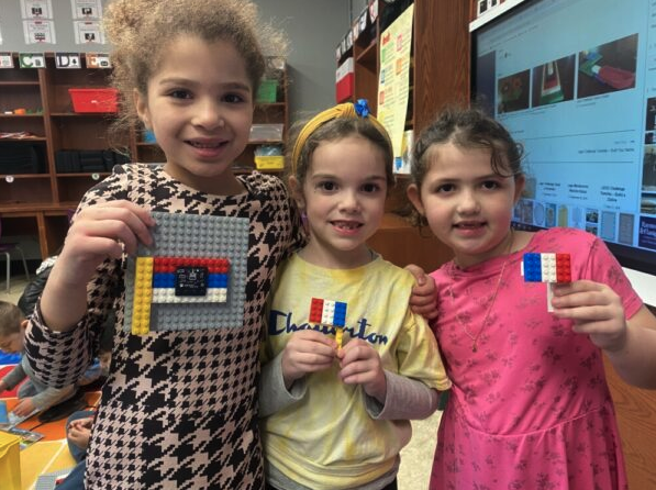 Chatterton Lego Club Builds Flags From Around The World
