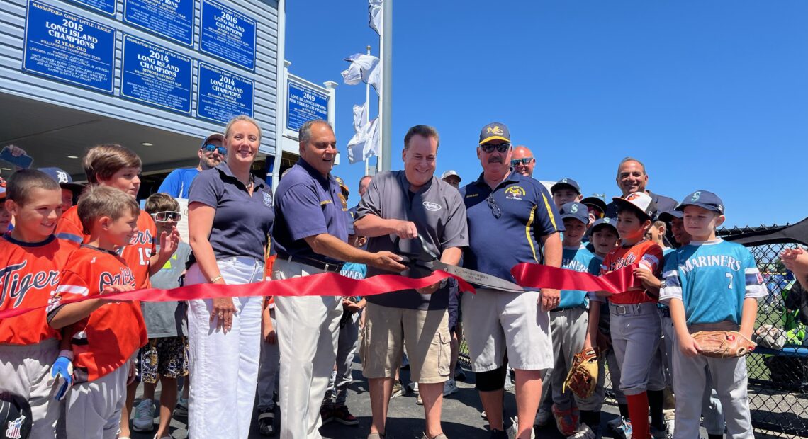 Upgraded Clubhouse Opens In Burns Park For Massapequa Coast Little League