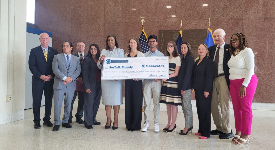Senator Martinez Joins Attorney General James To Unveil New Funding For Suffolk Youth Ant-Vaping Programs