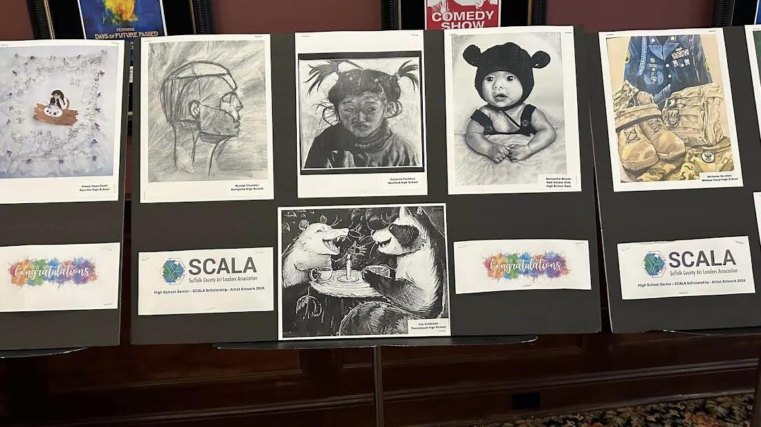 Centereach High School and Newfield High School Artists Honored With SCALA Scholarships