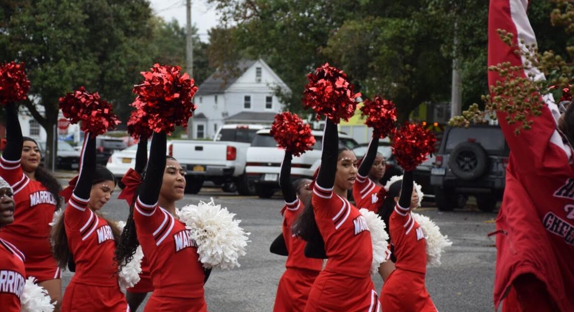 Homecoming festivities at Amityville Memorial High School