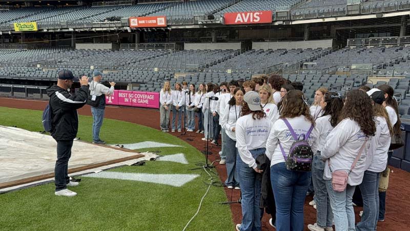 Smithtown High School Musicians Perform at Yankee Stadium