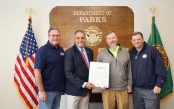 Saladino Honors Town of Oyster Bay “Employee of the Month”