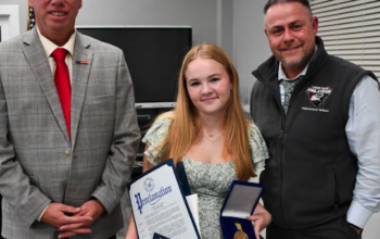 Deer Park Board Honors Two Exceptional High Schoolers