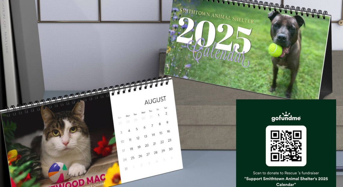 Inaugural 2025 Calendar Featuring Adoptable Pets