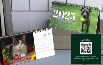 Inaugural 2025 Calendar Featuring Adoptable Pets