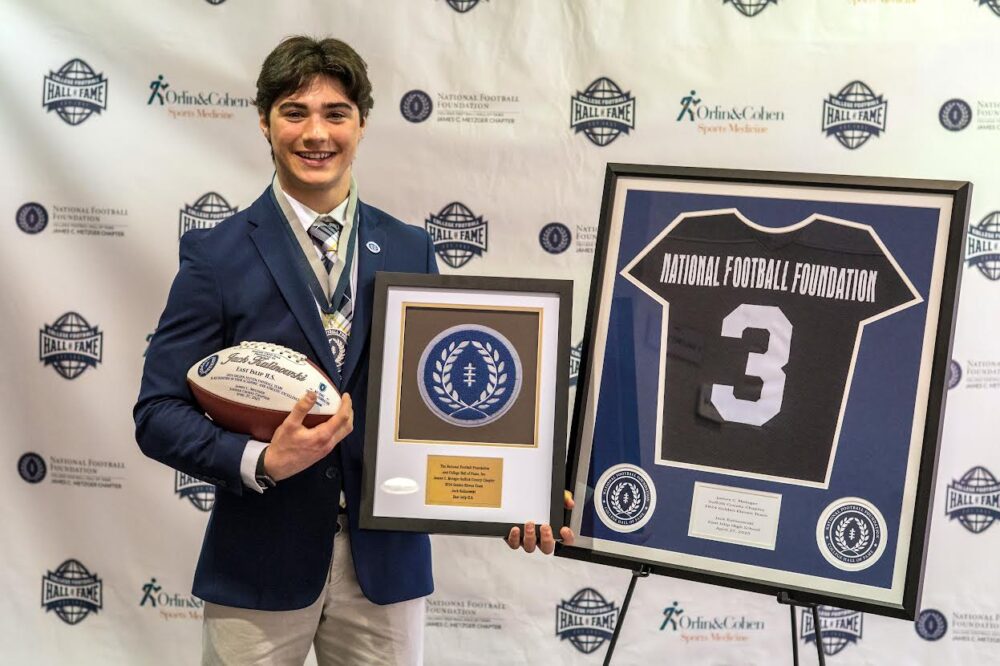 Two East Islip Football Seniors Honored At Scholar Athlete Award