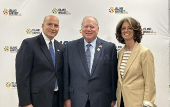 Drucker Joins Island Harvest to Launch Annual ‘Stamp Out Hunger’ Food Drive