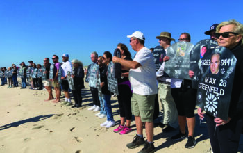 2nd Annual Trail Of Truth March To The Sea Brings Powerful Visual Memorial To Long Island Families