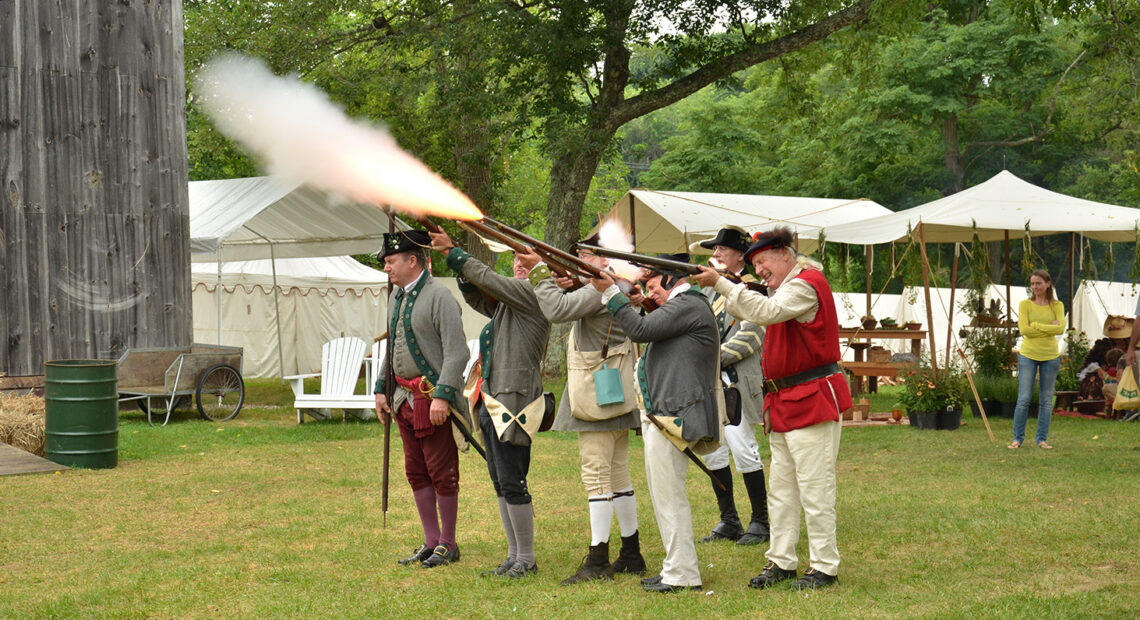 Celebrate The 250th Anniversary Of The American Revolution With  A Reenactment By The 3rd NY Colonial Regiment