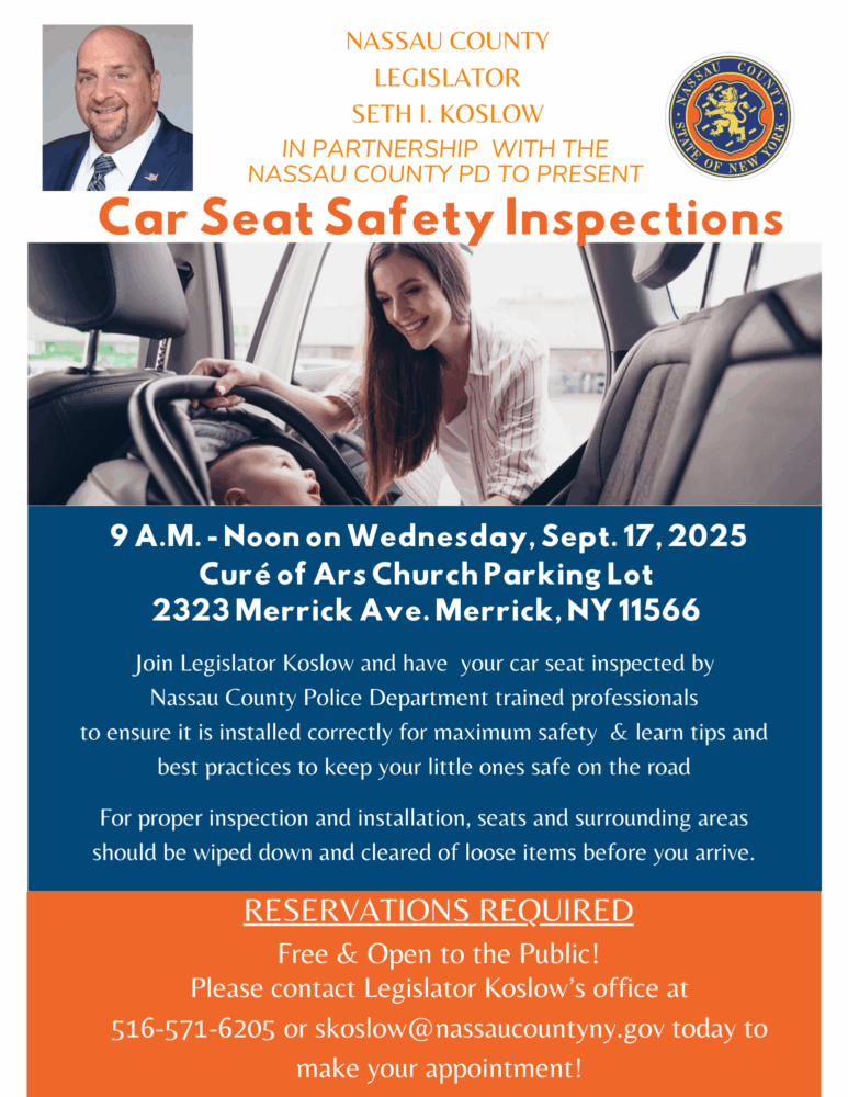 Free Car Seat Safety Checks In Merrick