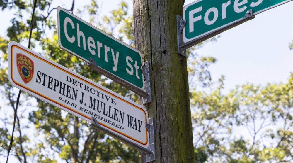 Street Dedicated In Honor Of  Detective Stephen J. Mullen, 9/11 Responder