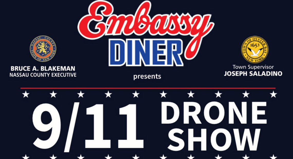 Embassy Diner Honors First Responders With Spectacular Drone Tribute