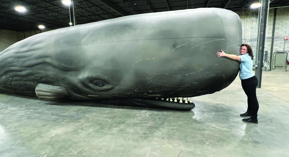 Whaling Museum Launches New York State’s First Life-Size Traveling Whale With Ribbon Cutting Ceremony