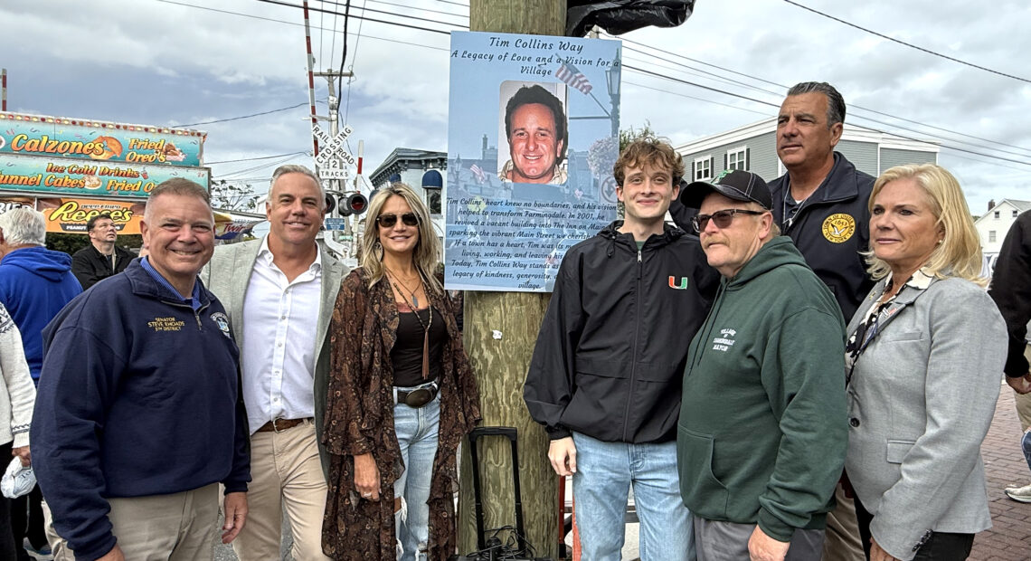 Farmingdale Village Renames Street: Tim Collins Way!