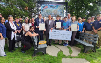 PSEG Long Island Funds New Veterans Mural And Beautification Project At Syosset’s Memorial Park