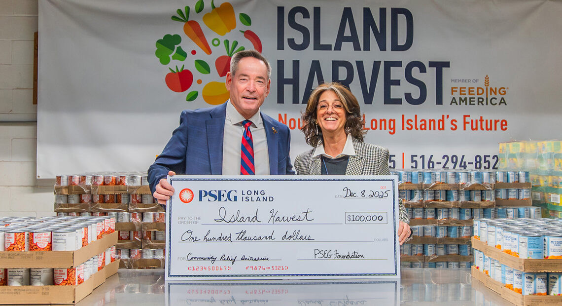 PSEG Foundation Provides $100,000 To Island Harvest, A Key PSEG Long Island Partner, As Part Of Community Relief Initiative