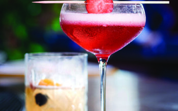 Strawberry Champagne Cocktail