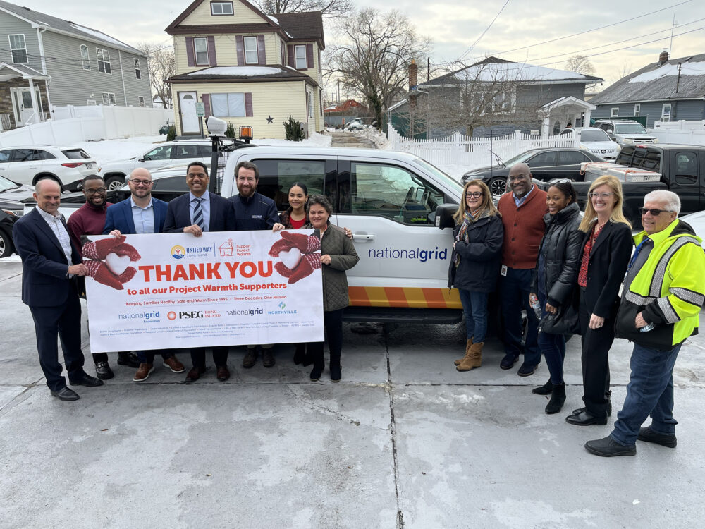 National Grid Foundation Awards $600K Grant To United Way Of Long Island’s Project Warmth