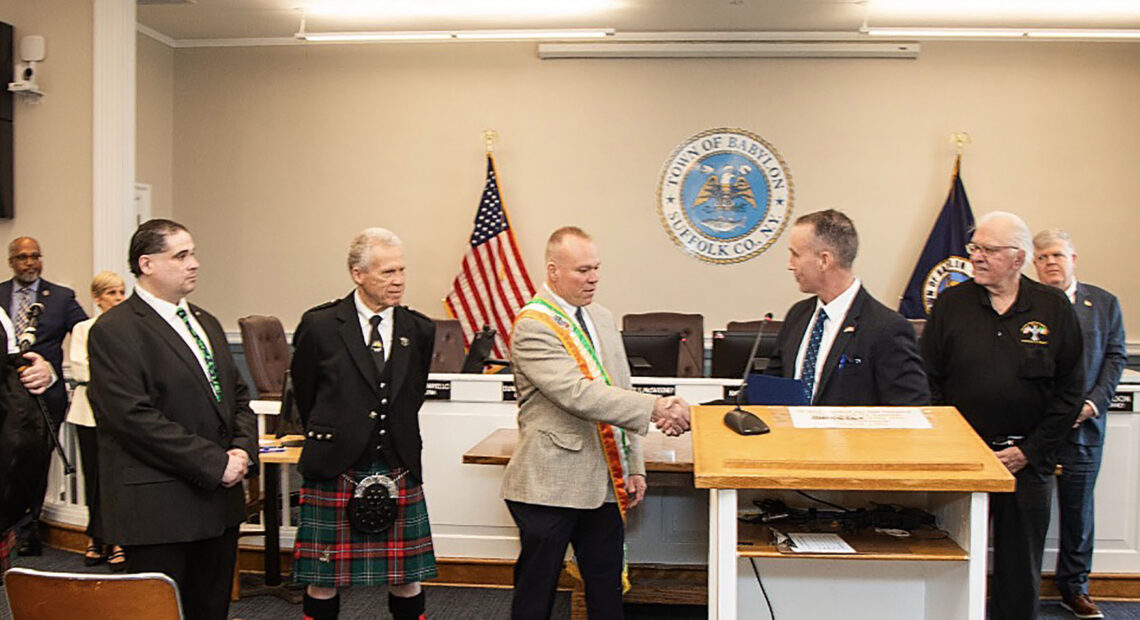 Town Of Babylon Declares March Irish American Heritage Month