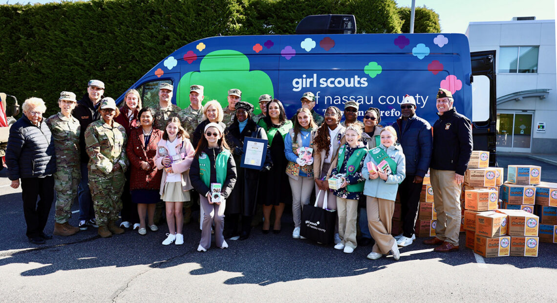 Girl Scouts of Nassau County Marks 21 Years Of Operation Cookie With Nearly 60,000 Packages Sent To Troops And Hometown Heroes
