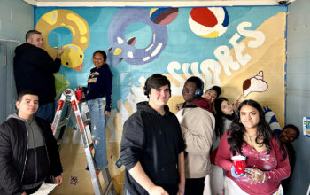 Deer Park High School Students Create Vibrant Community Mural