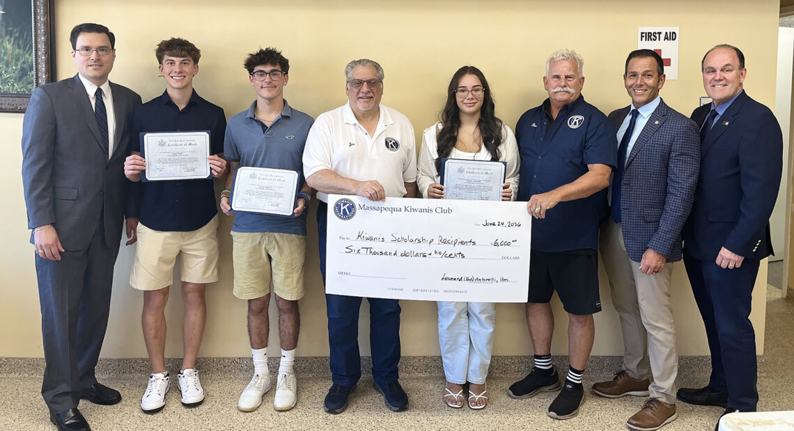Massapequa Kiwanis Awards Scholarships To Six Outstanding Graduates