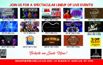 Argyle Theatre Lineup of Live Events