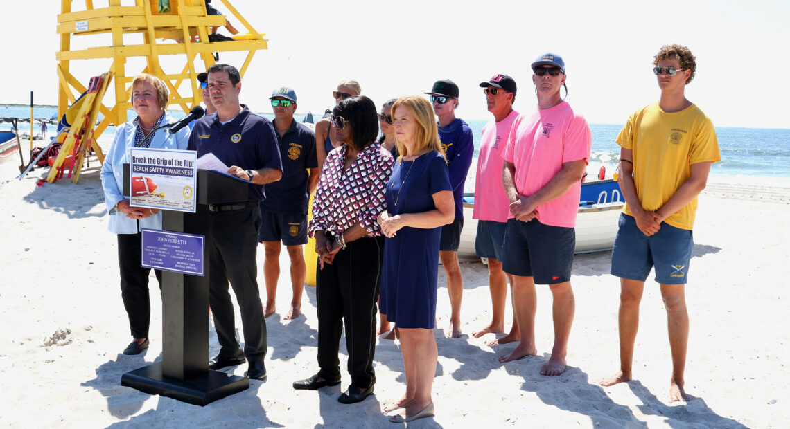 Ferretti Teams With Lifeguards To Help Beachgoers Learn How To ‘Break The Grip Of The Rip’