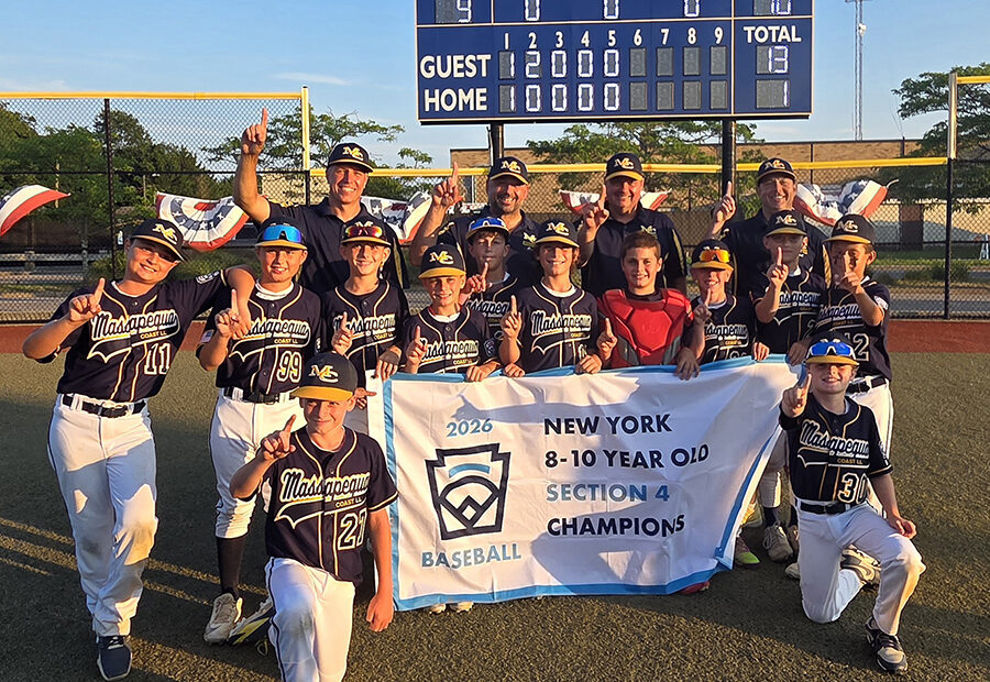 Massapequa Coast 10-Year-Olds Win Long Island, Finish 2nd In State