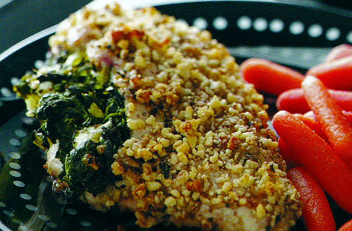 Spinach-Walnut Stuffed Chicken